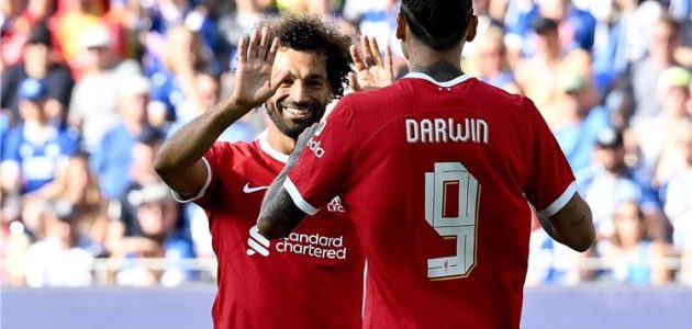 فيديو | بمشاركة محمد صلاح.. ليفربول يهزم كارلسروه برباعية في أولى تجاربه قبل الموسم الجديد